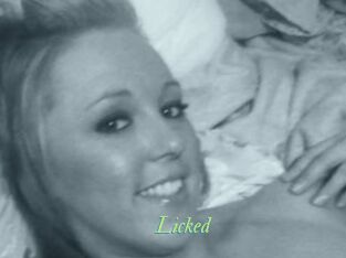 Licked