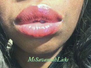 MsSavannahLicks